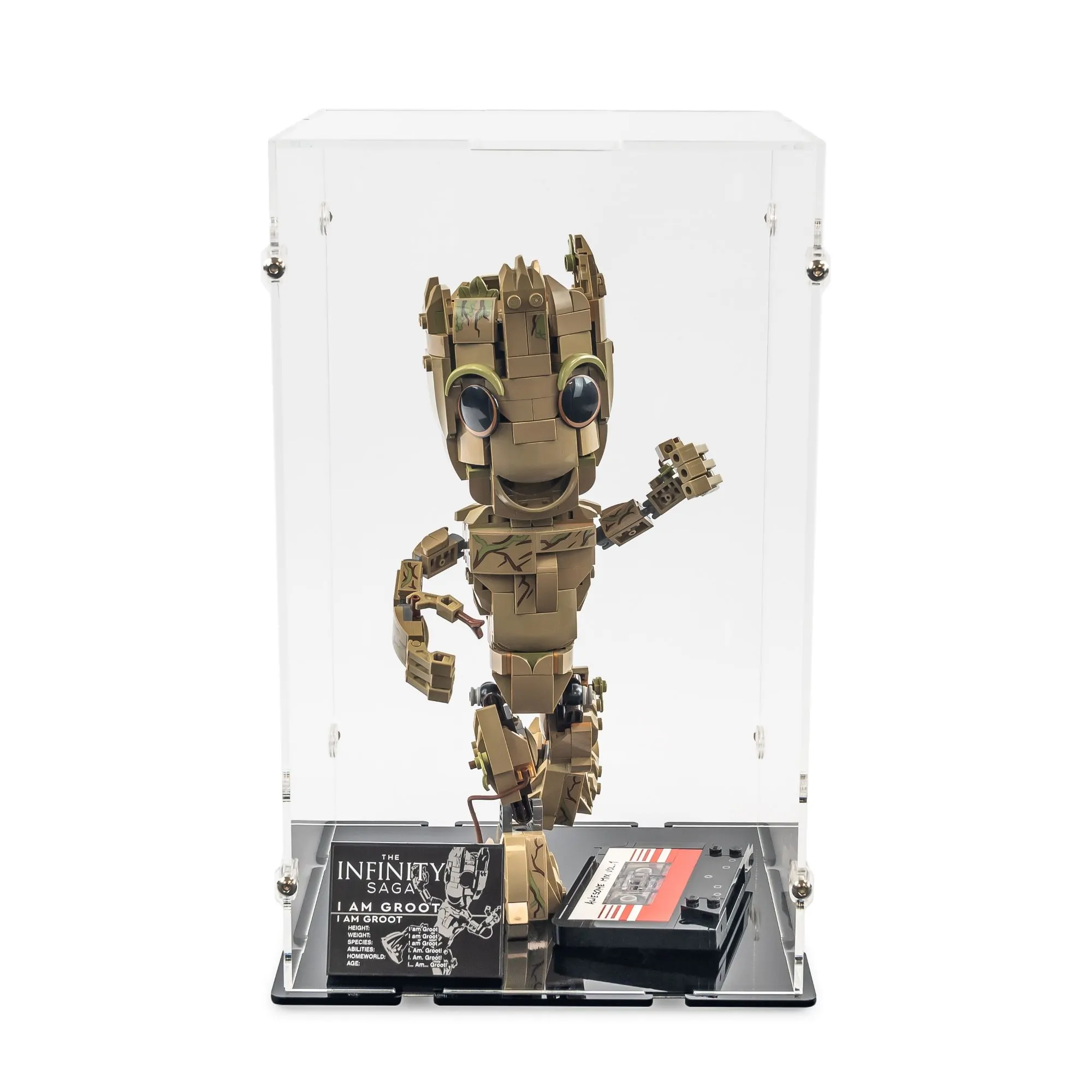 Acrylic Display Case for LEGO I Am Groot