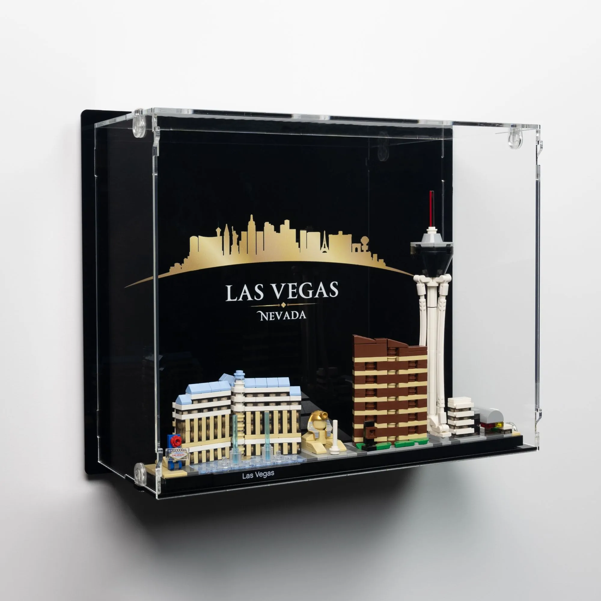 Wallmounted Display Case for LEGO Las Vegas