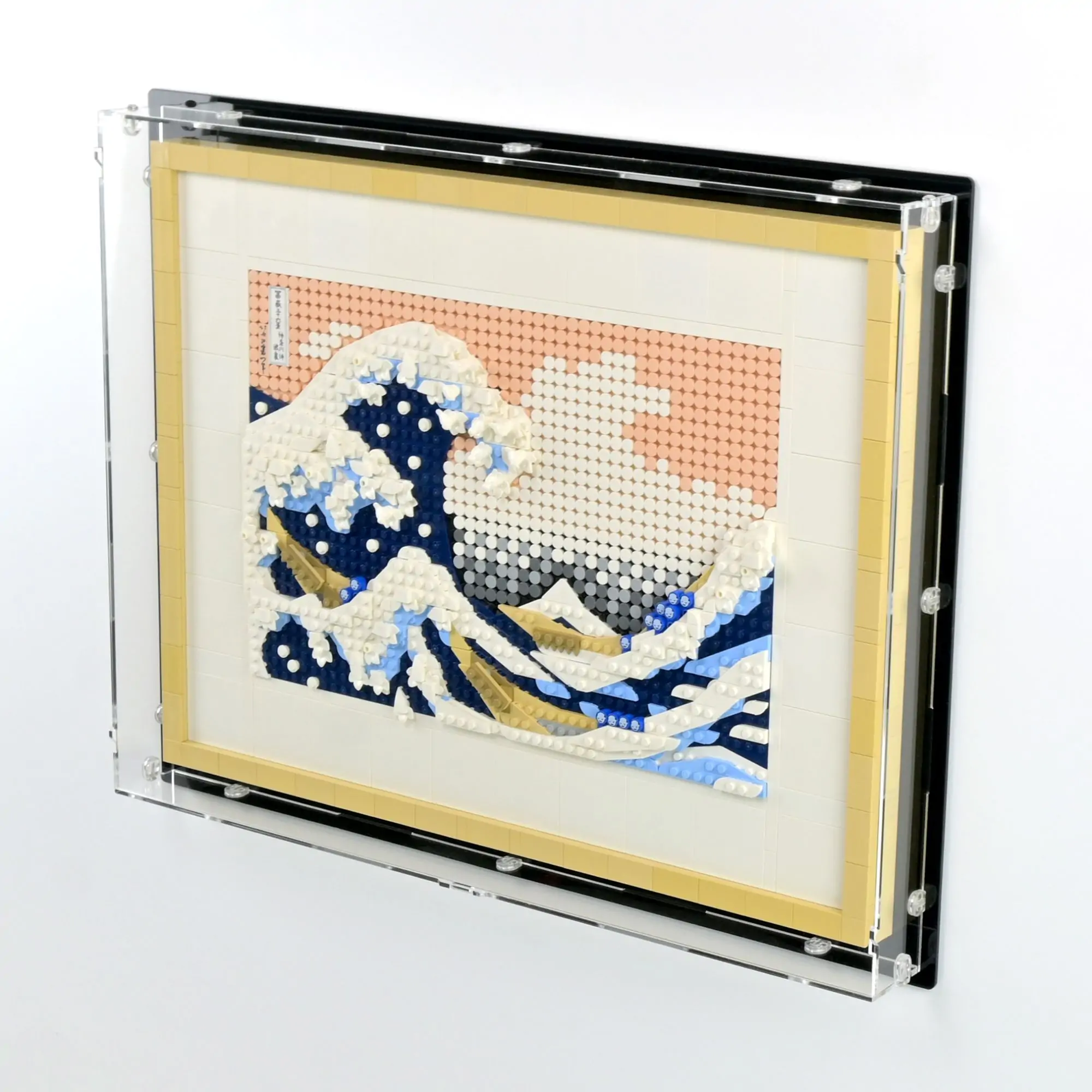 Wall Mounted Display for LEGO Hokusai Great Wave
